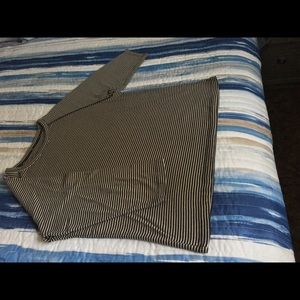 Tan with Black Stripes Top